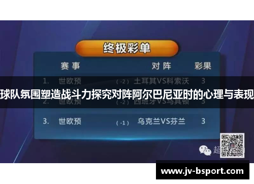 球队氛围塑造战斗力探究对阵阿尔巴尼亚时的心理与表现